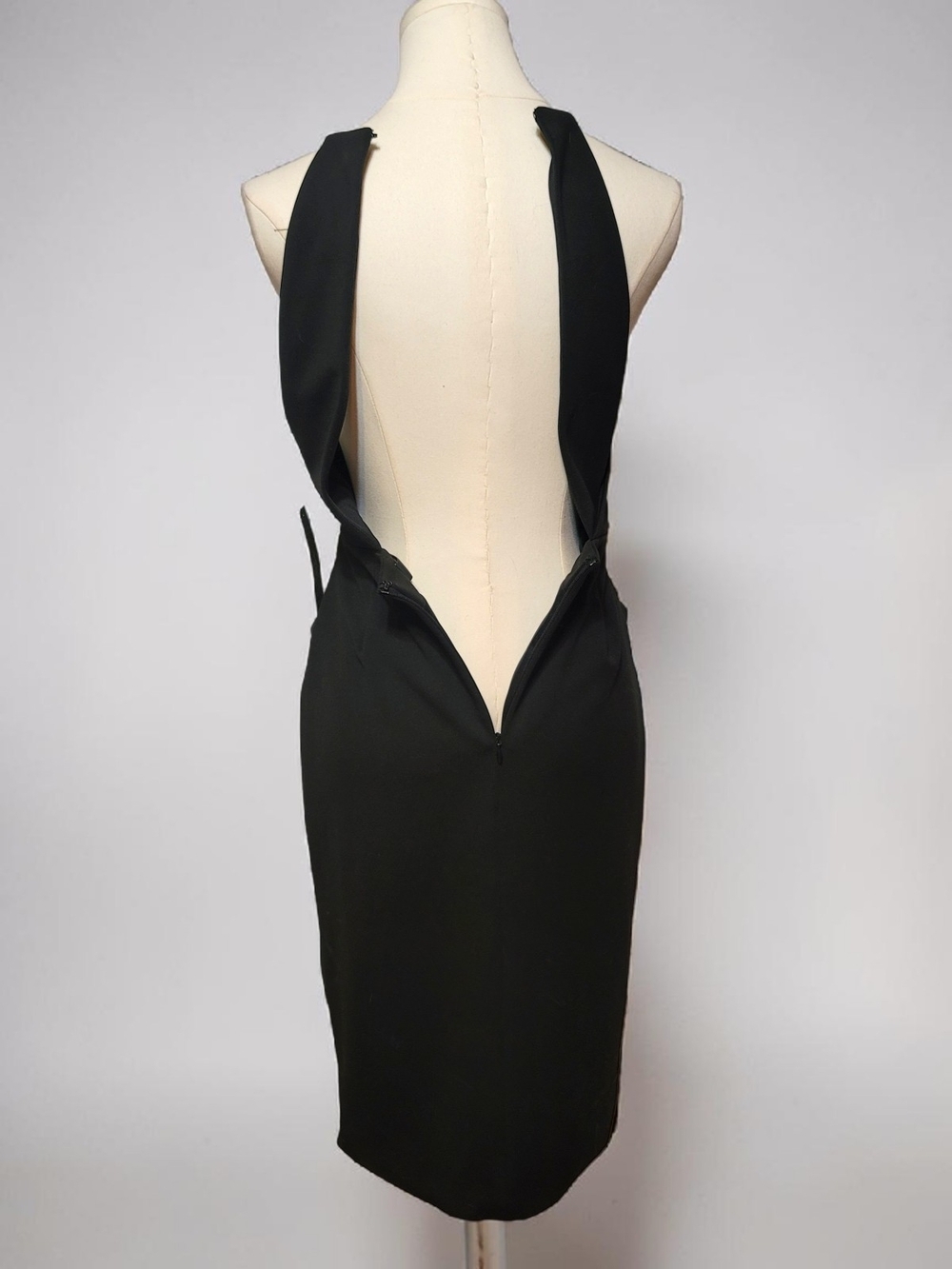 LULUS - XS Women’s Black Halter Open Back Dress - Picture 8 of 13